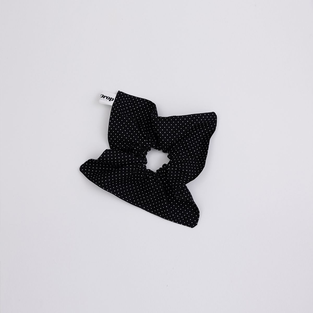 던드롭(DUNDROP) DD_Polka dots hair scrunchie_2color