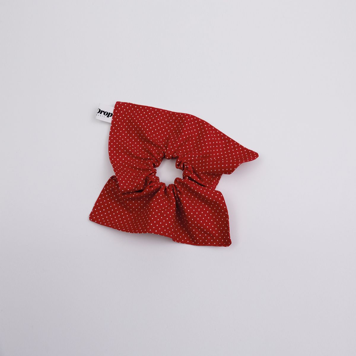 던드롭(DUNDROP) DD_Polka dots hair scrunchie_2color