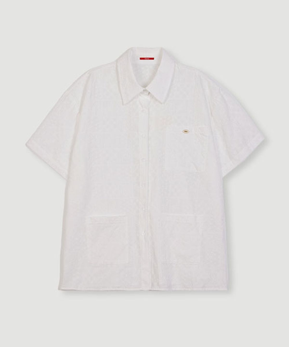 헤인트(HAINT) SHU LACE PUNCHING POCKET BLOUSE