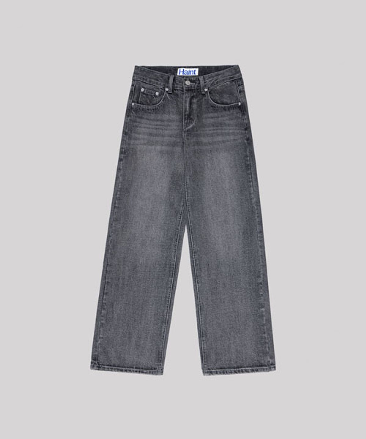 헤인트(HAINT) SIGNY LOW RISE WIDE PANTS_GRAY