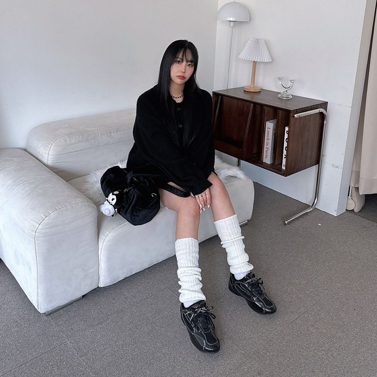 코어오브알케미(COREOFALCHEMY) [COA line]러너 챌린져 스트릿 슈즈 블랙