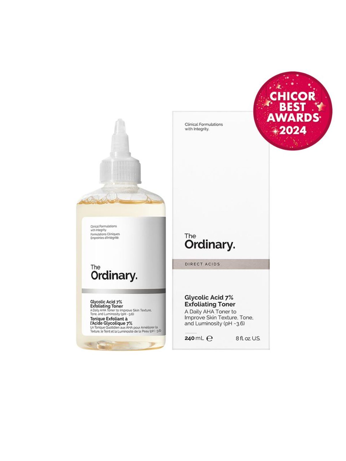 디오디너리(THE ORDINARY) 글리코릭 애시드 7％ 엑스폴리에이팅 토너 240ml