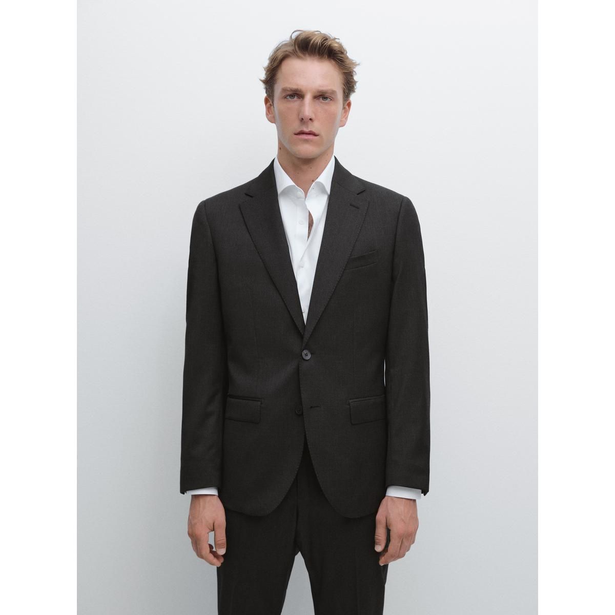 마시모두띠(MASSIMO DUTTI) 100% 울 수트 블레이저