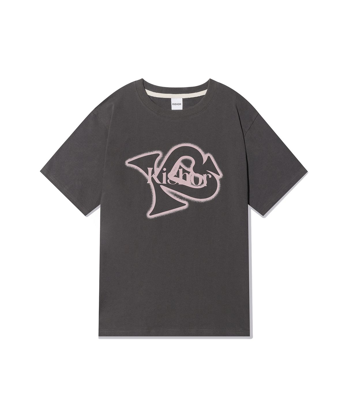 키쇼르(KISHOR) Kishor 25ss Slant-Logo T-shirts (4 COLOR)