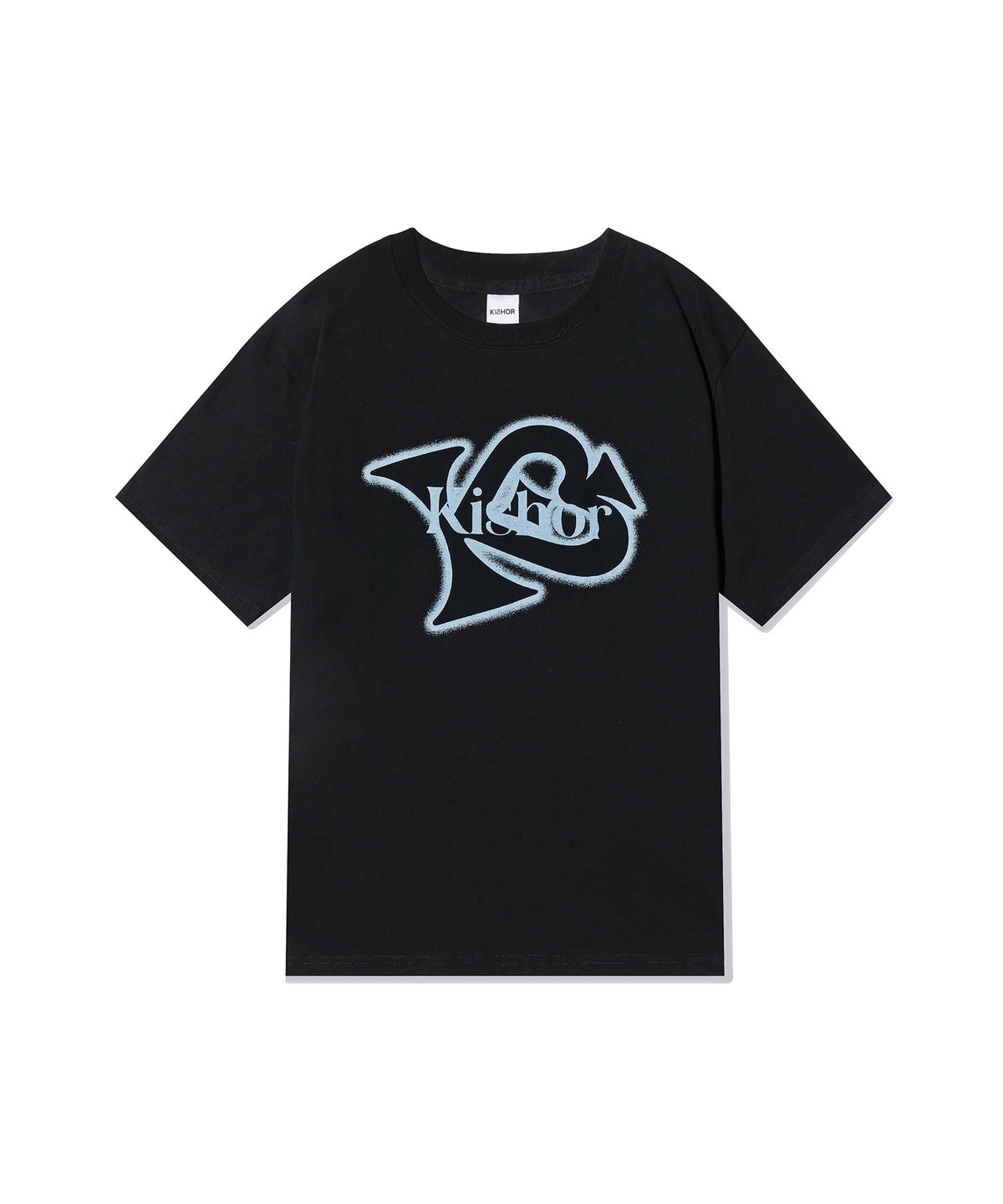 키쇼르(KISHOR) Kishor 25ss Slant-Logo T-shirts (4 COLOR)