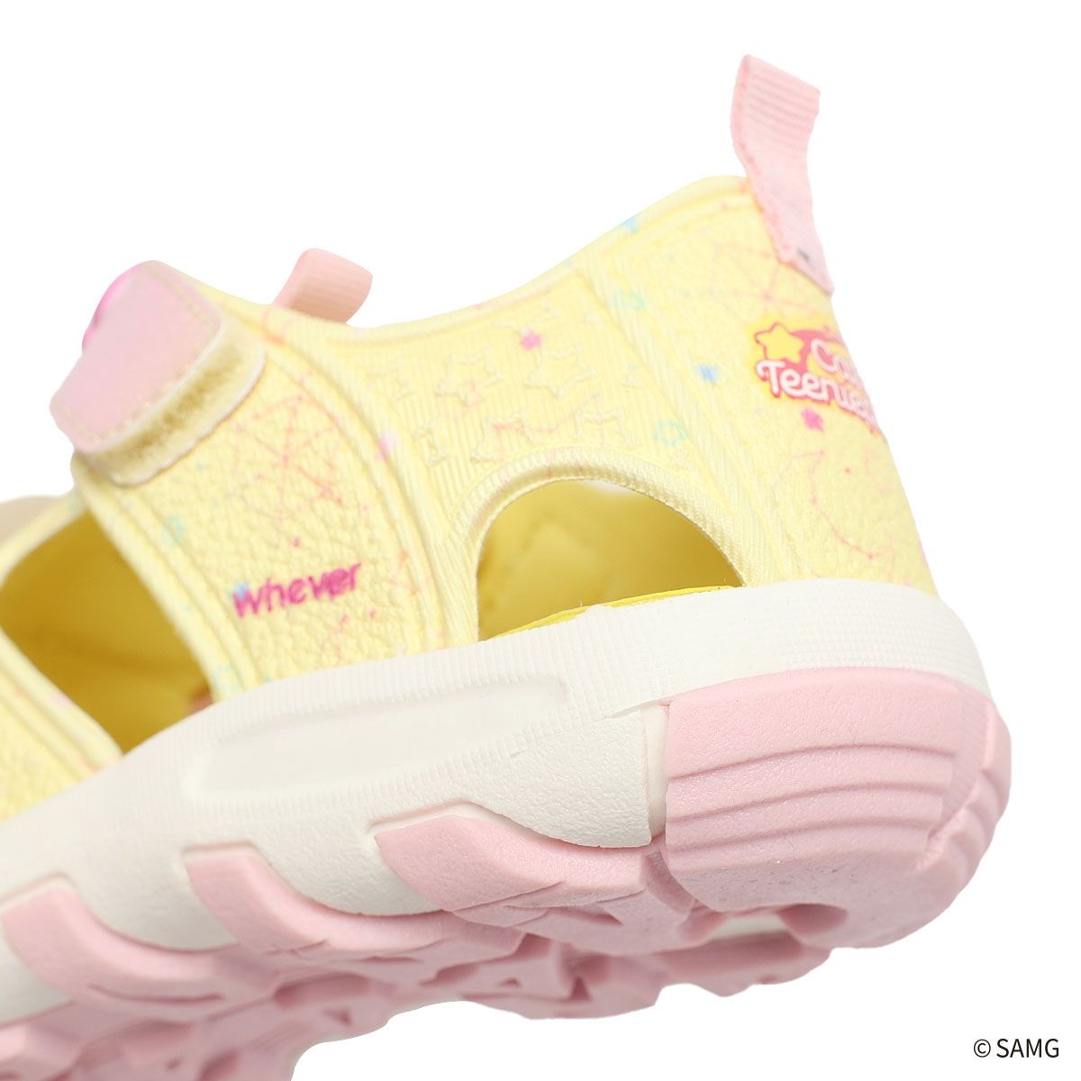 슈마커 키즈(SHOEMARKERKIDS) 웨버 캐치 티니핑 빤짝핑 LED 스포츠 샌들 (0097150) WV25305 YE