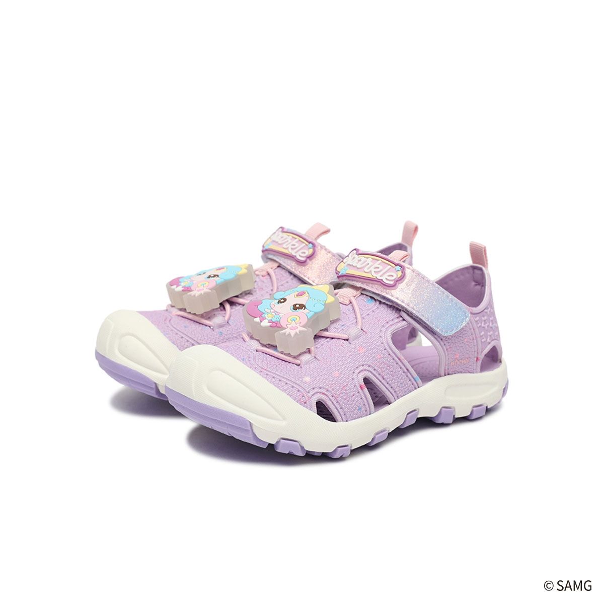 슈마커 키즈(SHOEMARKERKIDS) 웨버 캐치 티니핑 초롱핑 LED 스포츠 샌들 (0097148) WV25305 PL