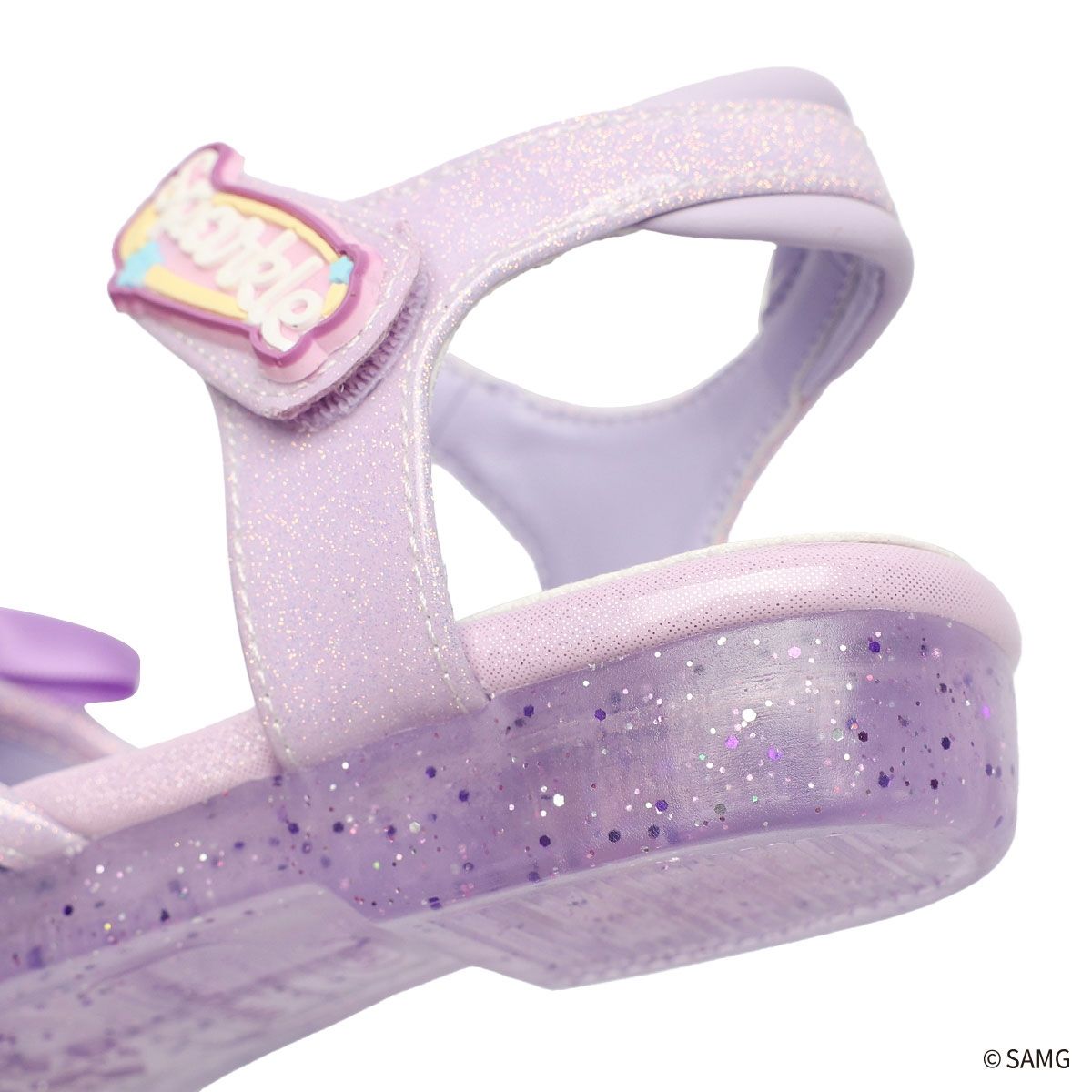 슈마커 키즈(SHOEMARKERKIDS) 웨버 캐치 티니핑 초롱핑 LED 플랫 샌들 (0097154) WV25307 PL