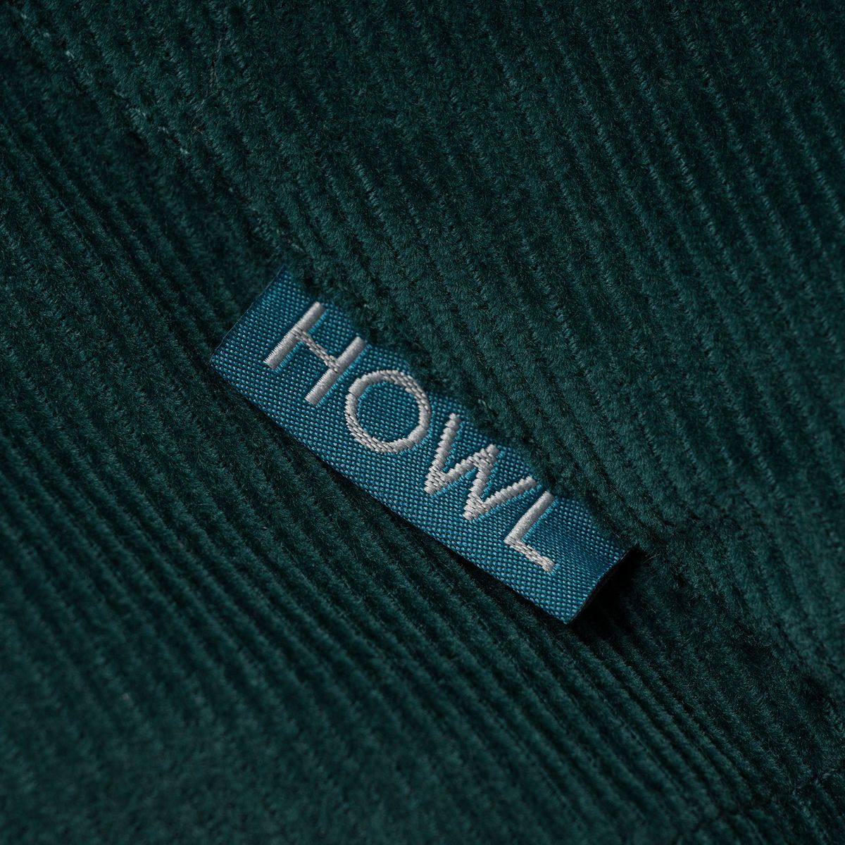 하울 서플라이(HOWL SUPPLY) 코듀로이 하프 집 그린 25/26