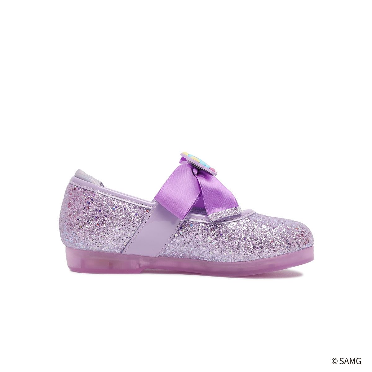 슈마커 키즈(SHOEMARKERKIDS) 웨버 캐치 티니핑 초롱핑 LED 리본 플랫  (0096135) WV25028 PL