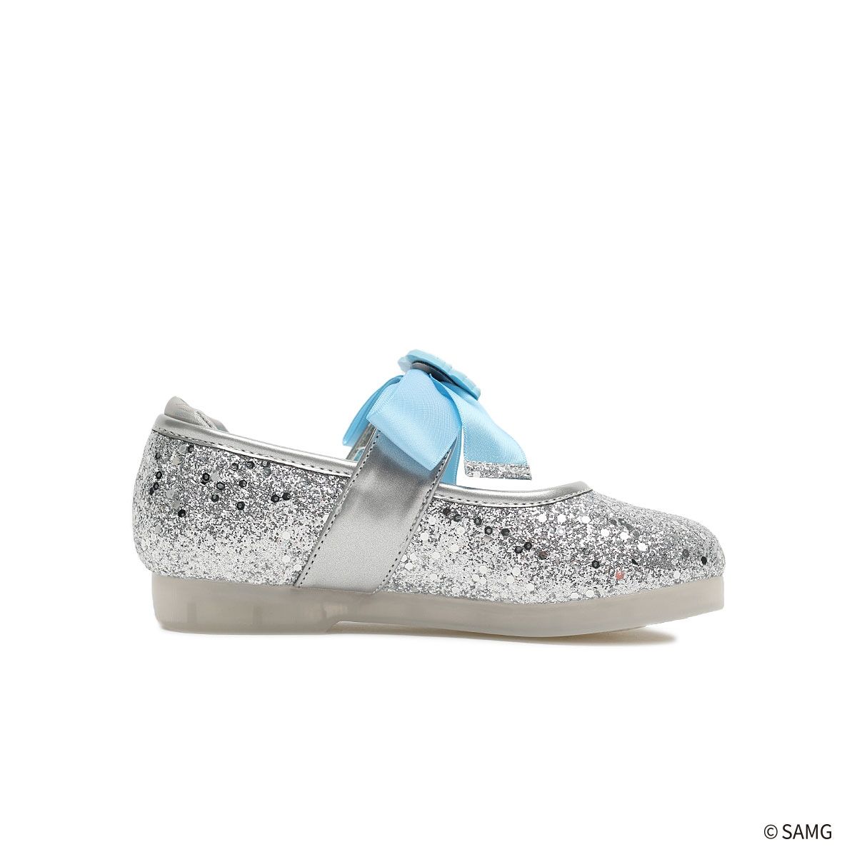 슈마커 키즈(SHOEMARKERKIDS) 웨버 캐치 티니핑 빛나핑 LED 리본 플랫  (0096134) WV25028 SV