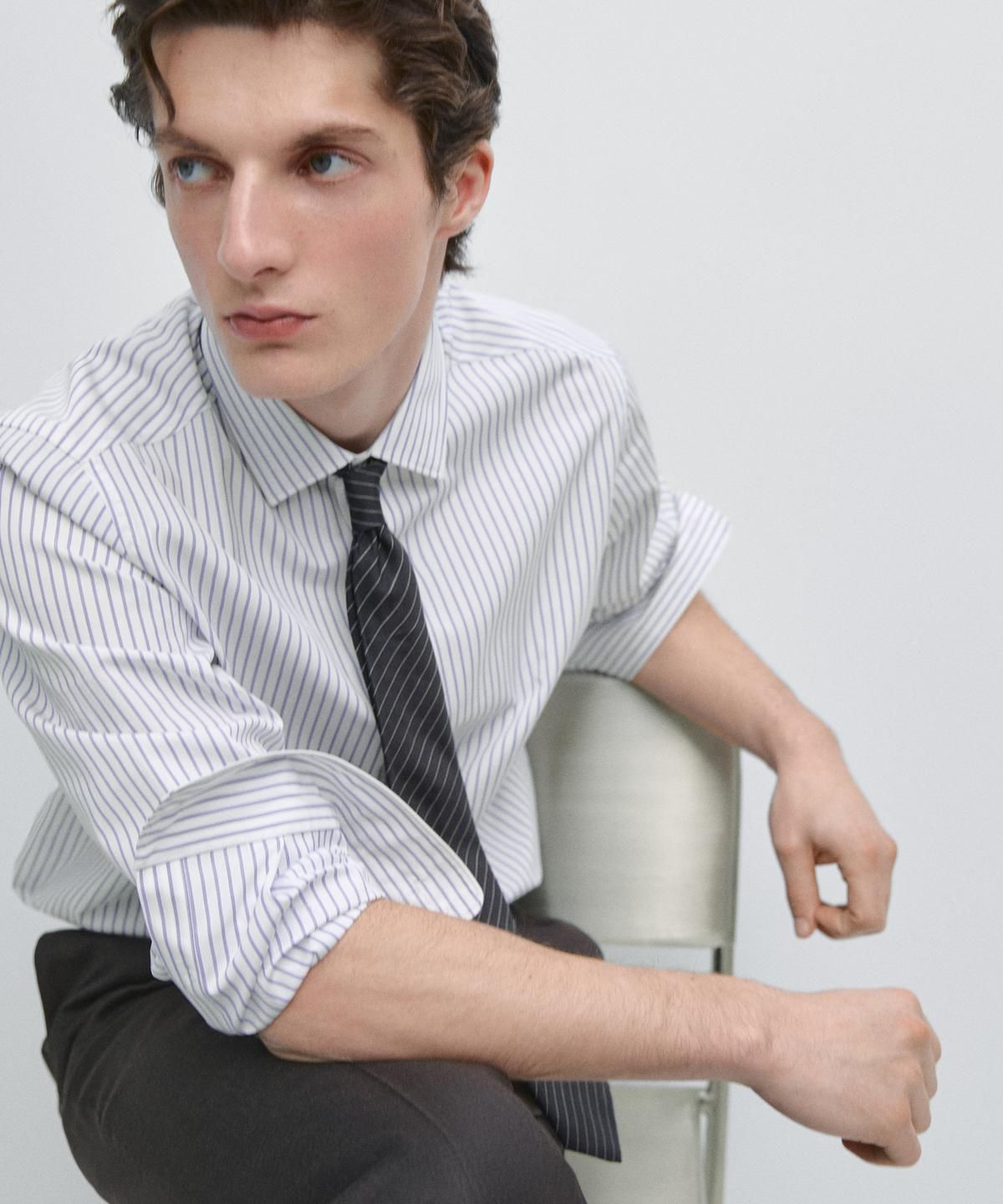 마시모두띠(MASSIMO DUTTI) 콜드 울 수트 팬츠