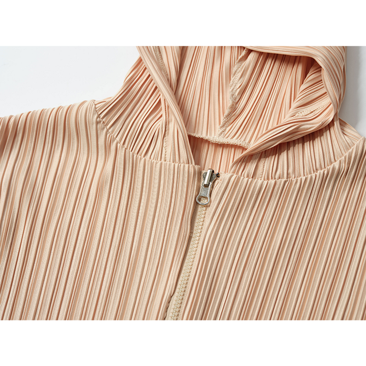 라메종드도도(LA MAISON DE DODO) Simply Dodo Zip Up in Pleats_ Champagne Beige 후드집업