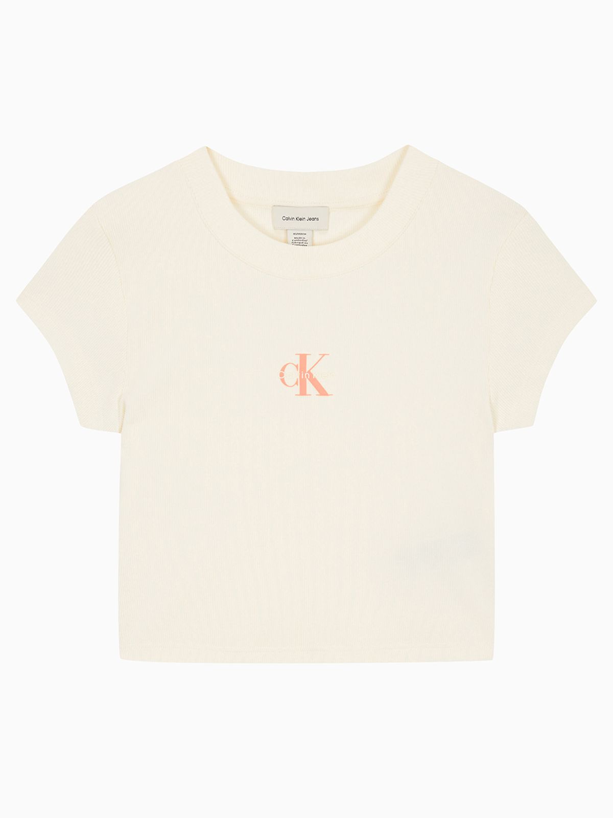 캘빈클라인 진(CALVIN KLEIN JEANS) 여성 모노그램 베이비 반팔 티셔츠 47AB802 YC9