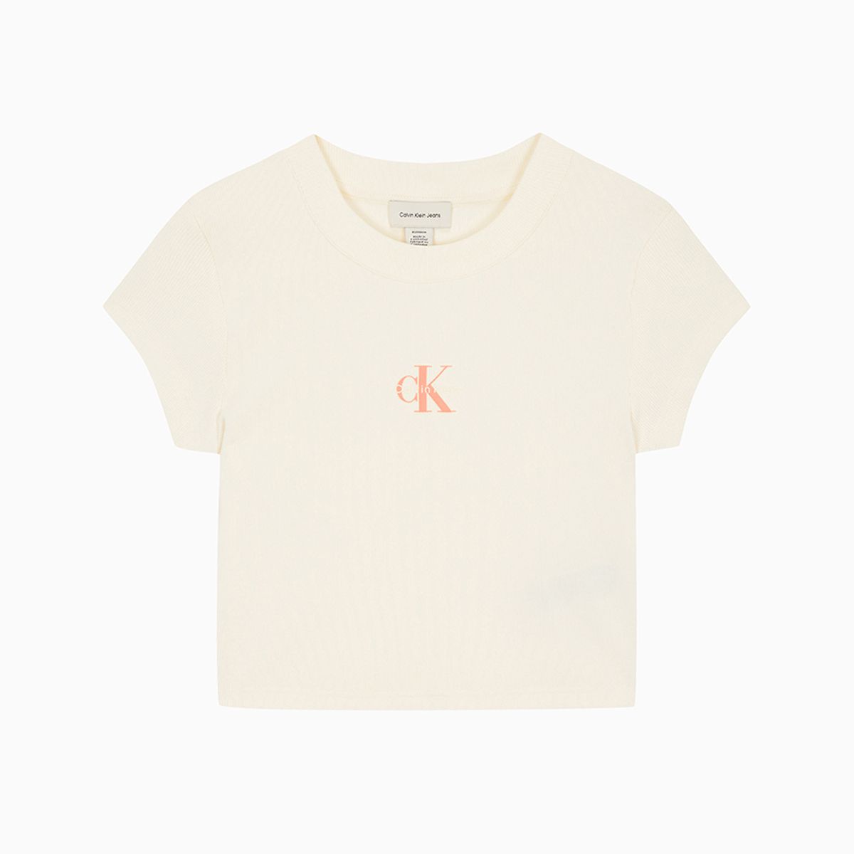 캘빈클라인 진(CALVIN KLEIN JEANS) 여성 모노그램 베이비 반팔 티셔츠 47AB802 YC9