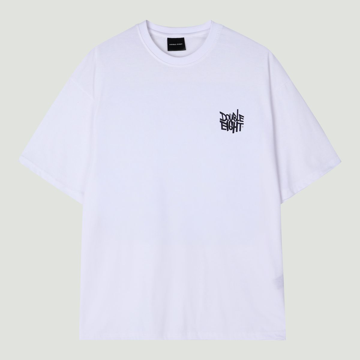더블에잇(DOUBLE EIGHT) 더블 로고 반팔 (화이트)