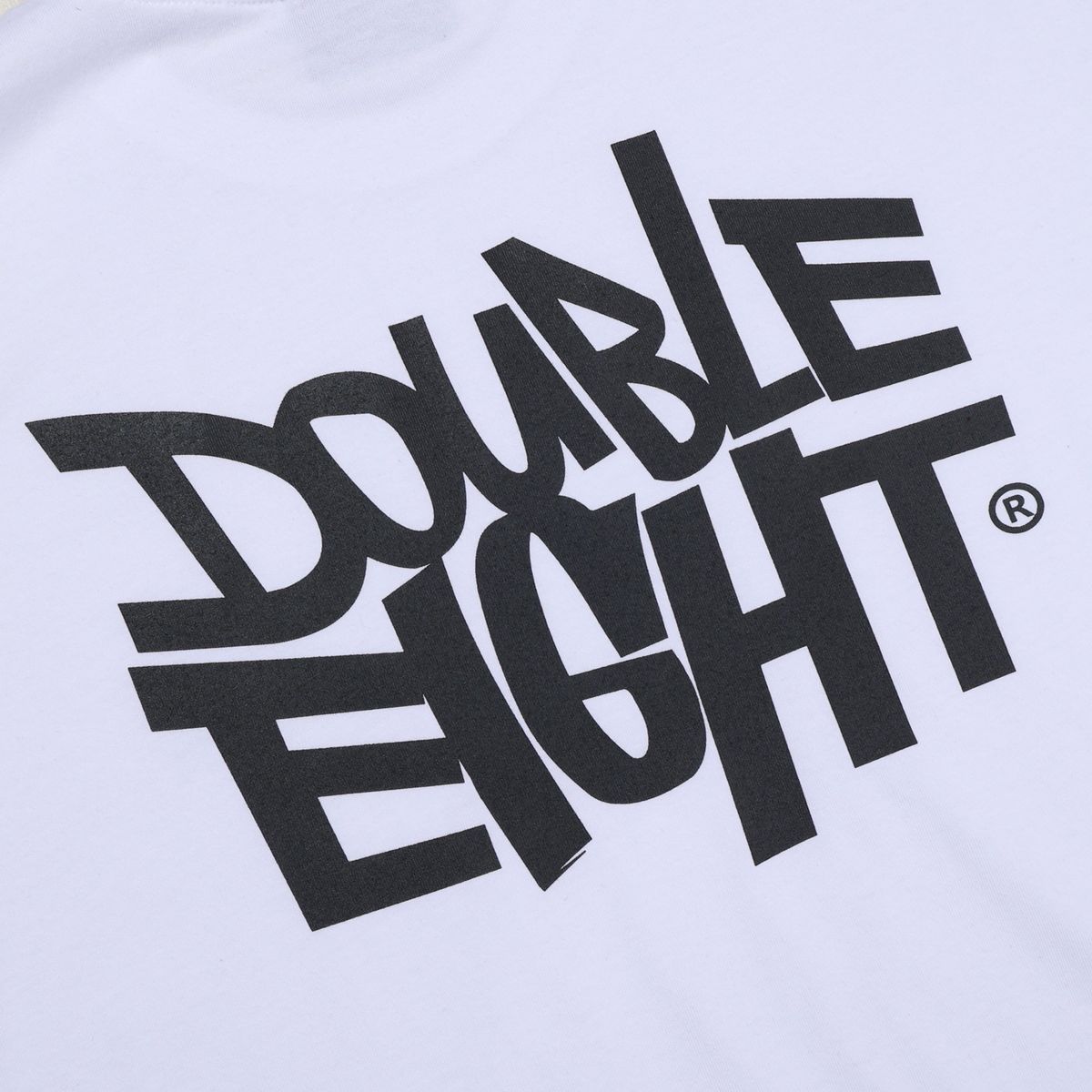 더블에잇(DOUBLE EIGHT) 더블 로고 반팔 (화이트)