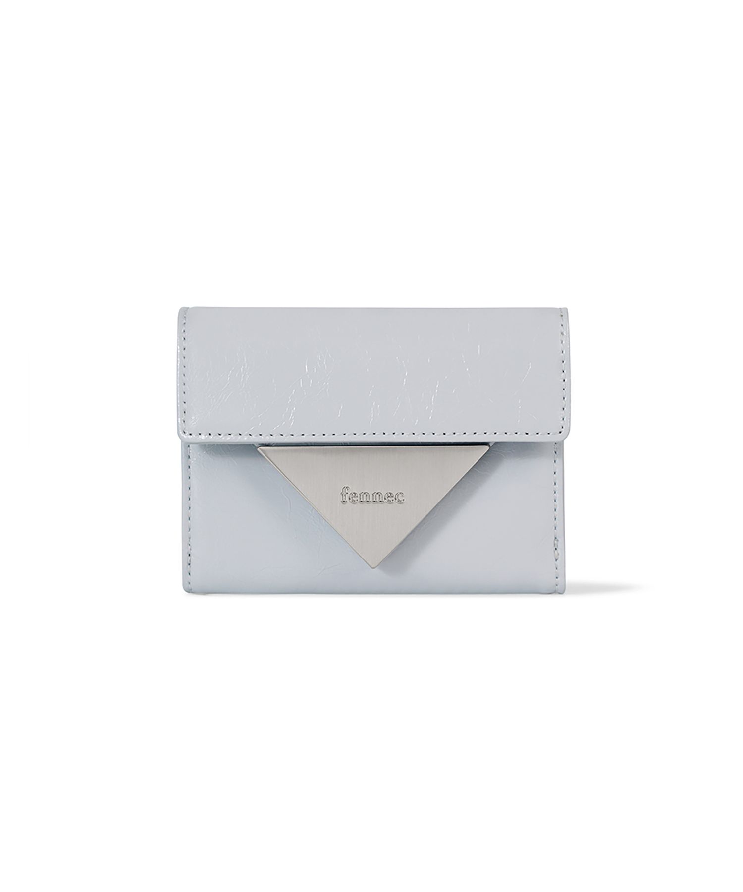 MUSINSA公式 | fennec CRINKLE TRIANGLE DOCO WALLET - MISTY LAVENDER