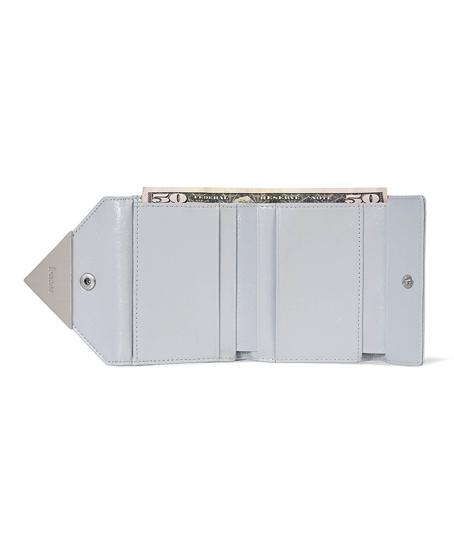 MUSINSA公式 | fennec CRINKLE TRIANGLE DOCO WALLET - MISTY