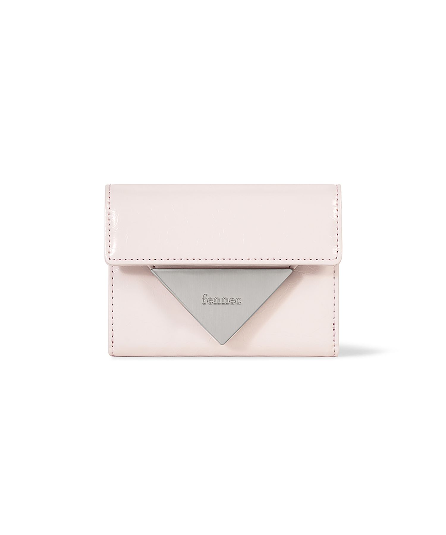 ● FENNEC ● CRINKLE TRIANGLE DOCO WALLET MUSINSA | fennec CRINKLE TRIANGLE DOCO WALLET - SILVER