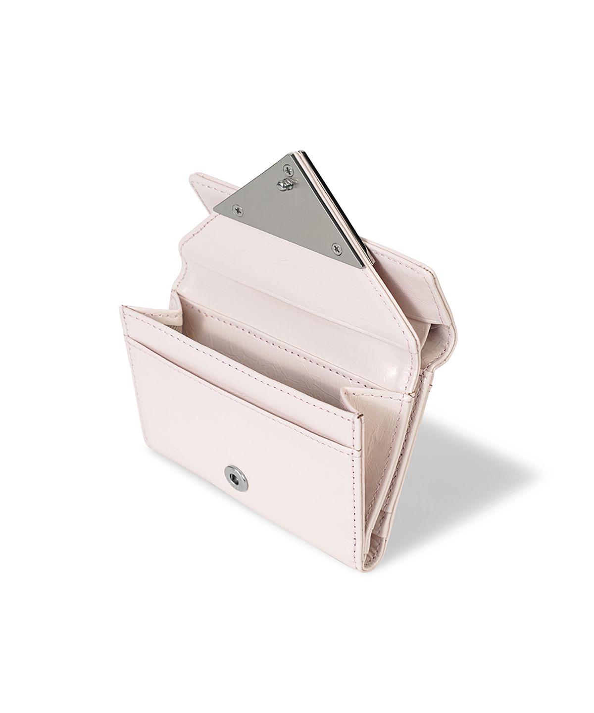 페넥(FENNEC) CRINKLE TRIANGLE DOCO WALLET - BLOSSOM