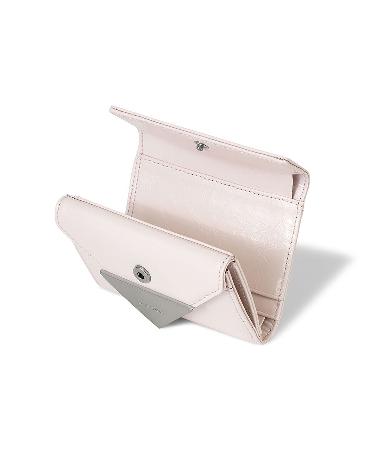 페넥(FENNEC) CRINKLE TRIANGLE DOCO WALLET - BLOSSOM