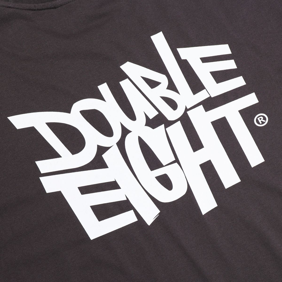 더블에잇(DOUBLE EIGHT) 더블 로고 반팔 (차콜)