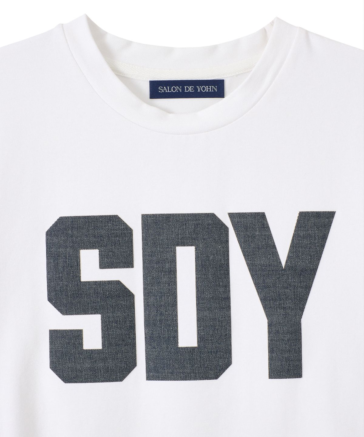 살롱 드 욘(SALON DE YOHN) SDY Logo Crop T_ White