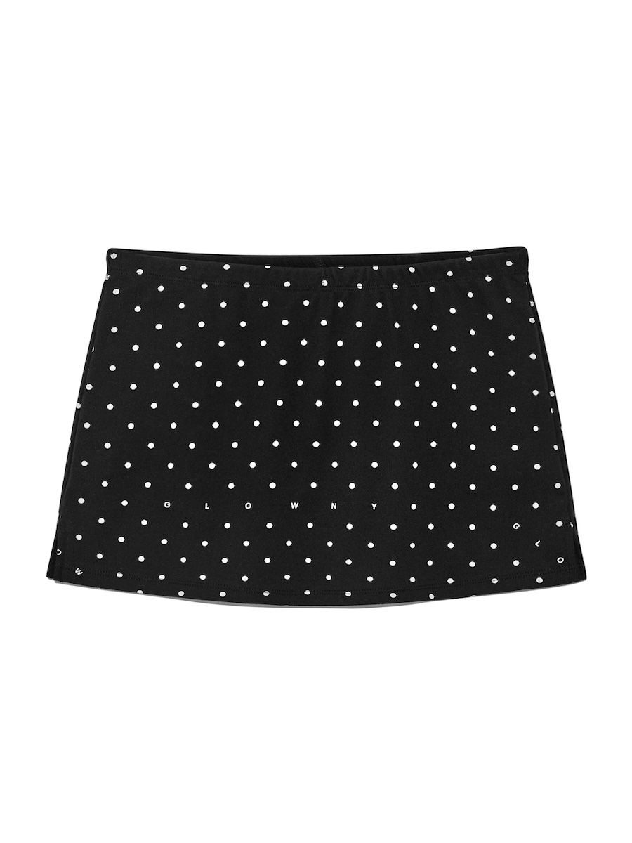 ★ GLOWNY★ G CLASSIC MINI SKIRT BLACK GY23CLASK002 G CLASSIC MINI SKIRT (BLACK) - GLOWNY