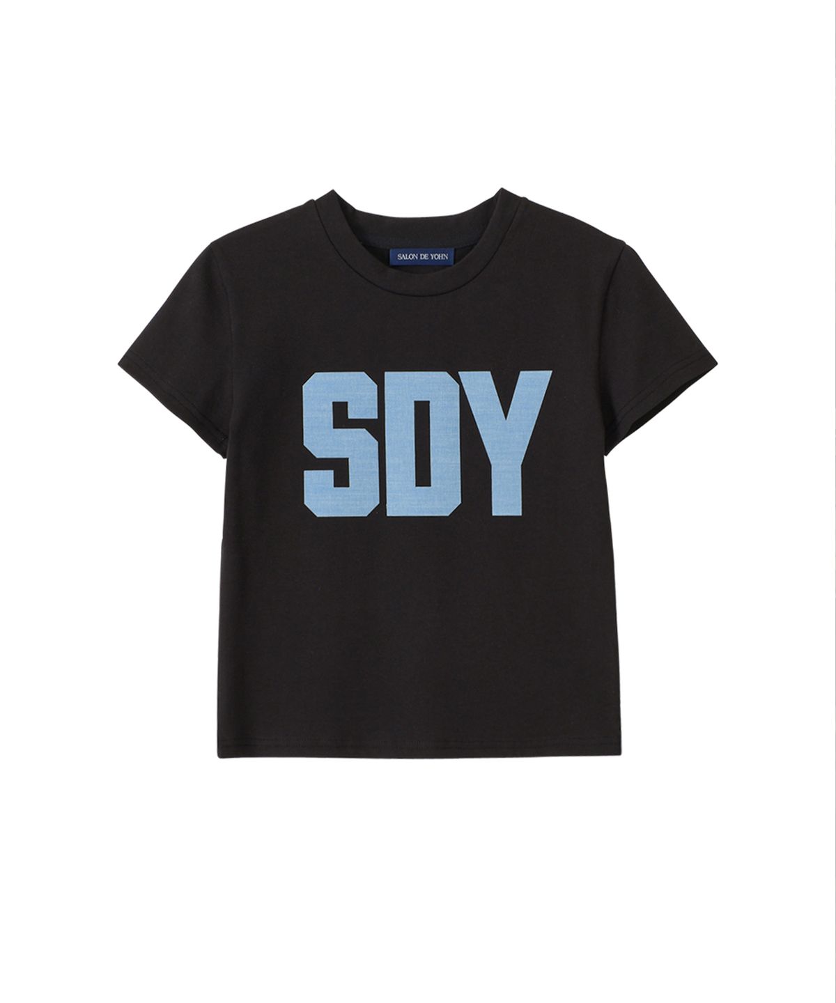 살롱 드 욘(SALON DE YOHN) SDY Logo Crop T_ Black