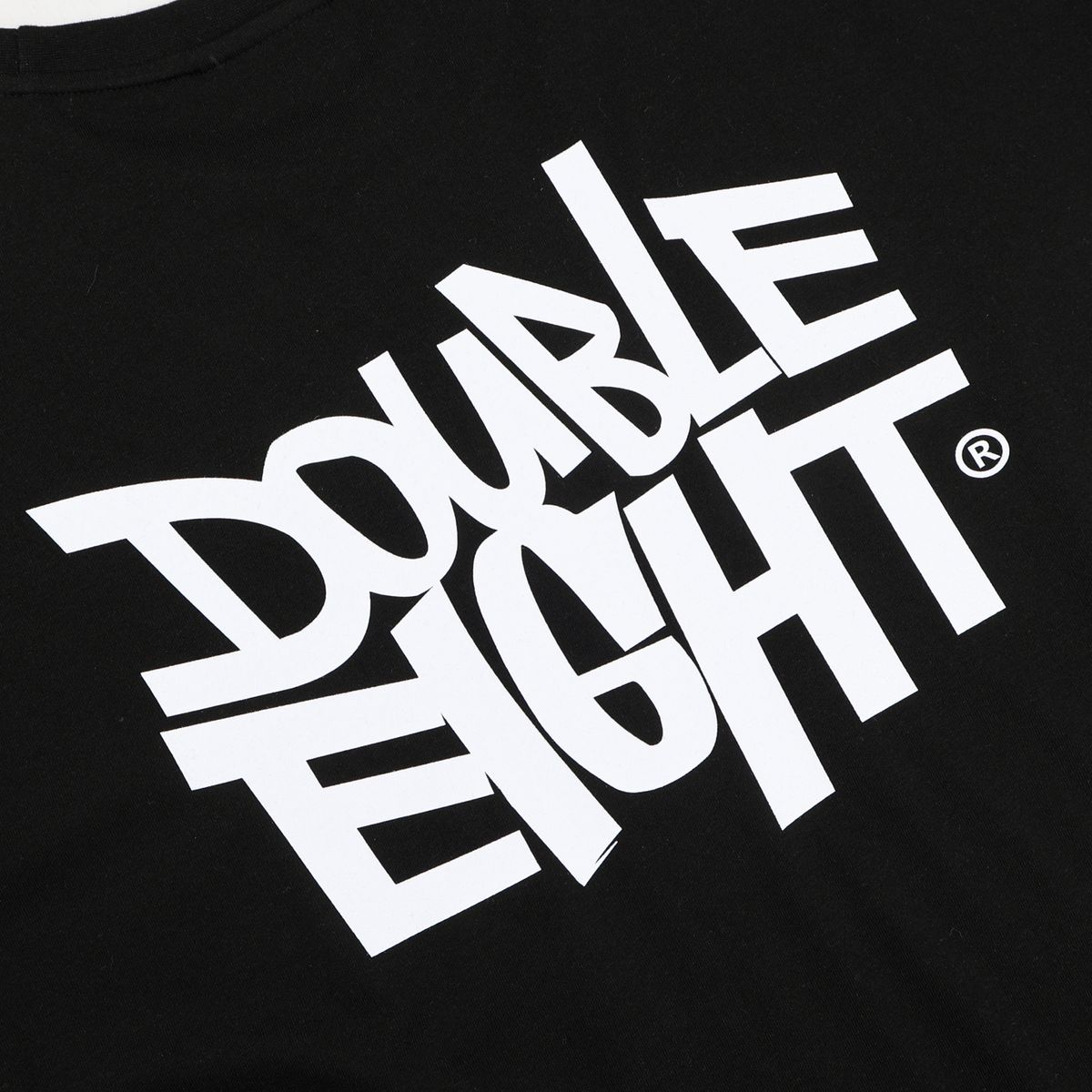 더블에잇(DOUBLE EIGHT) 더블 로고 반팔 (블랙)