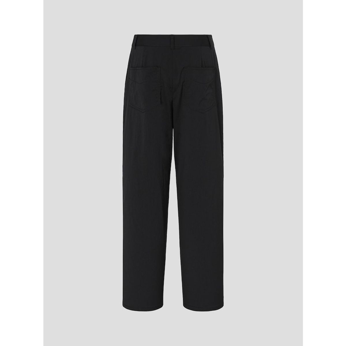 빈폴 레이디스(BEANPOLE LADIES) 나일론 스트레치 혼방 스트레이트 팬츠  블랙 (BF5421C045)