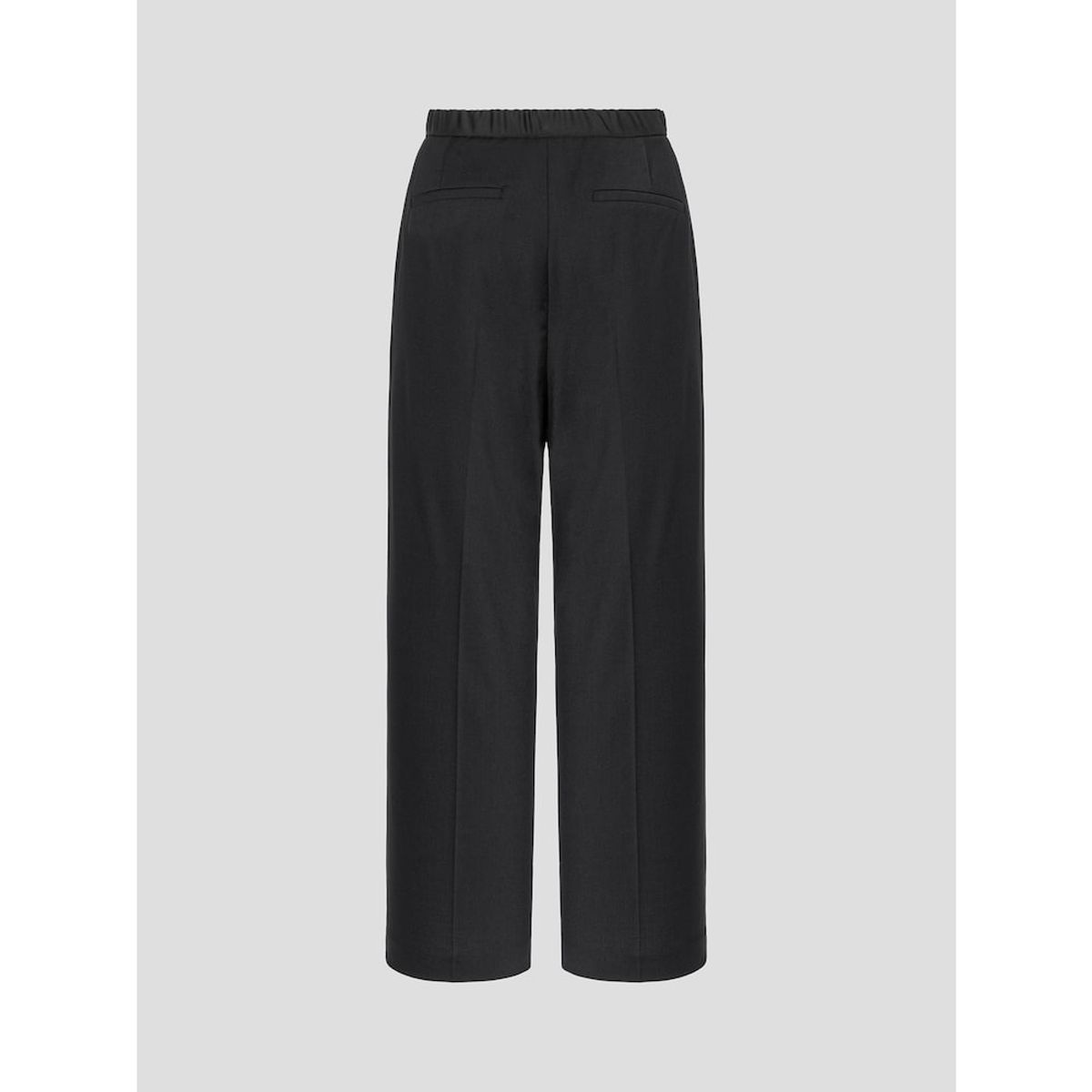 빈폴 레이디스(BEANPOLE LADIES) 드로우 스트링 세미 와이드 팬츠  블랙 (BF5321C015)