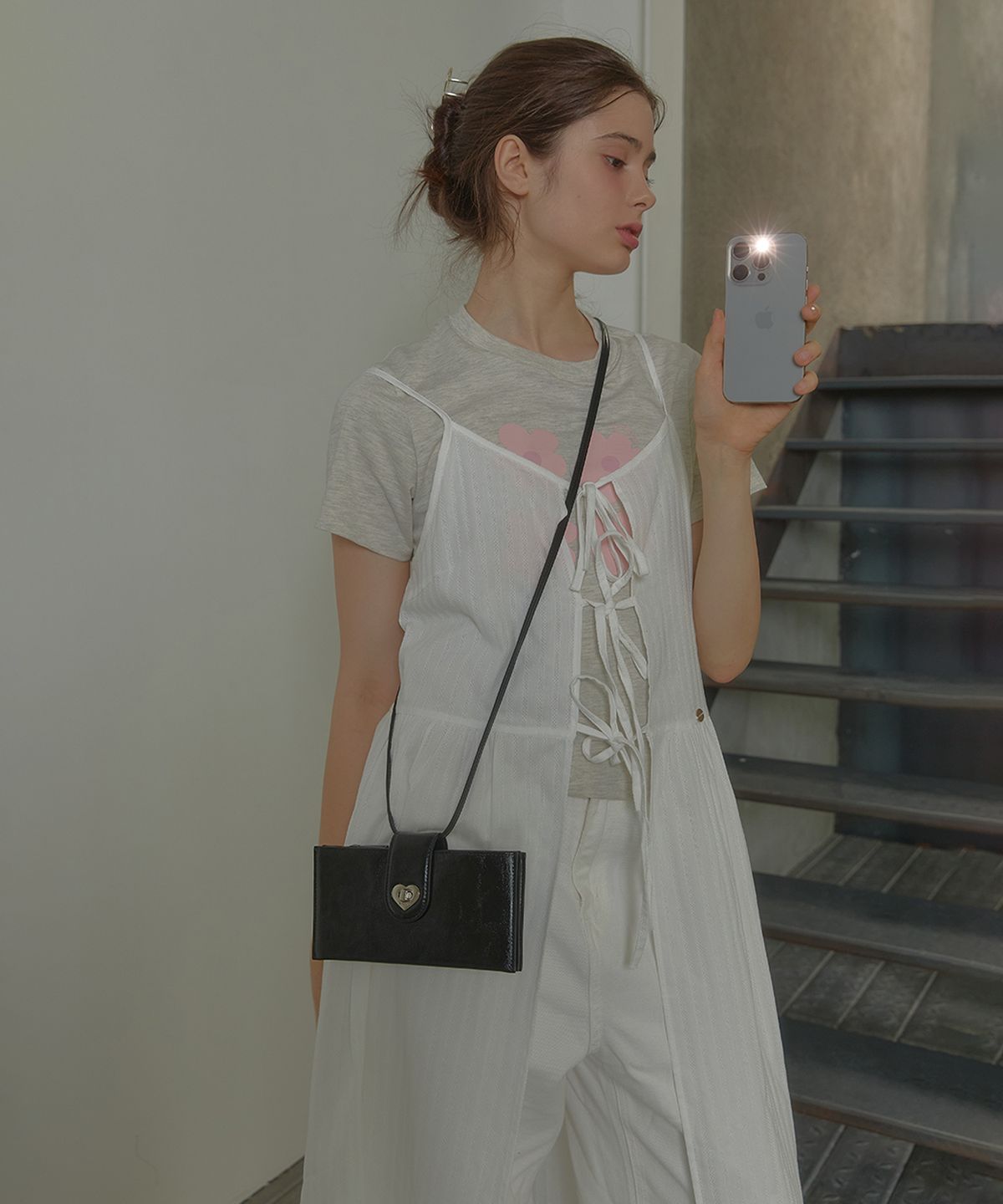 아노에틱(ANOETIC) ANC OPEN SLIT SLEEVELESS ONE-PIECE_WHITE
