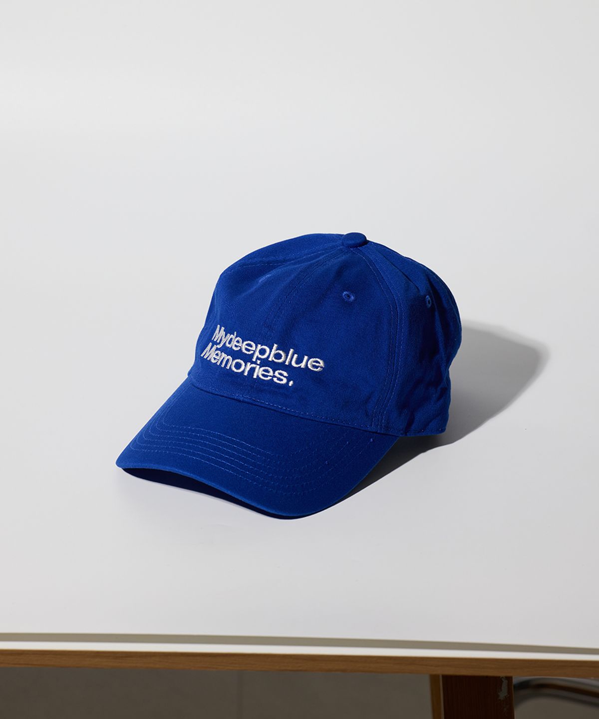 마이딥블루메모리즈(MY DEEP BLUE MEMORIES) MM MY MEMORIES WASHED CAP (BLUE)