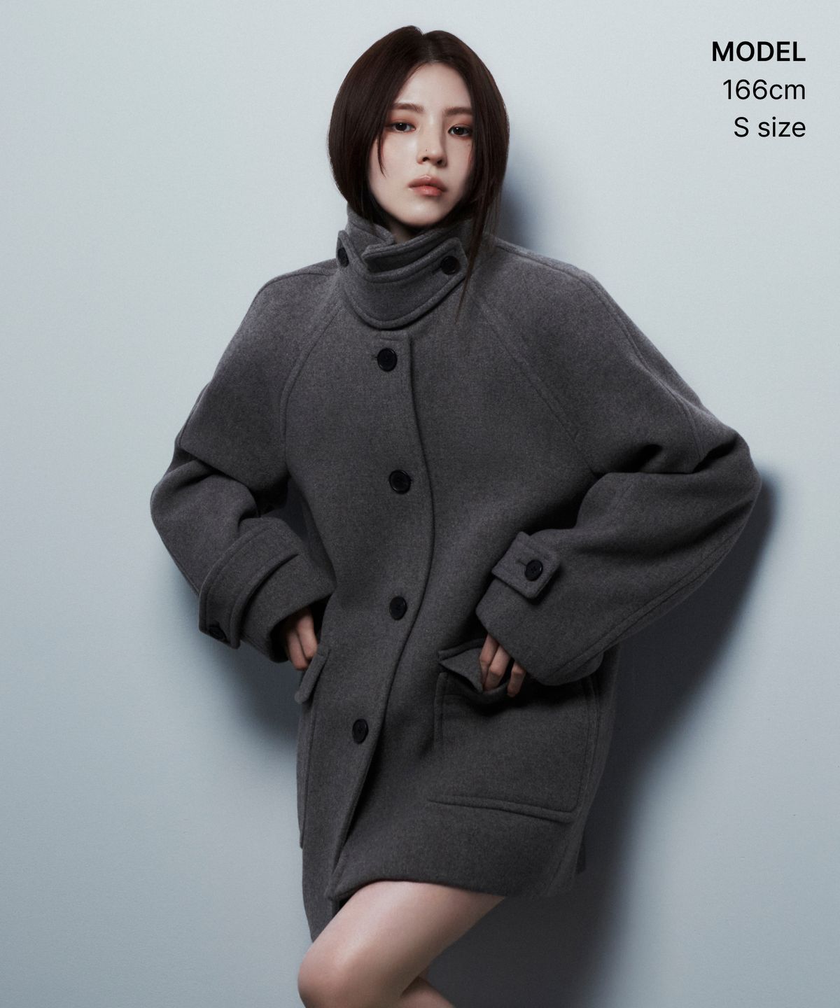무신사 스탠다드 우먼(MUSINSA STANDARD WOMAN) 우먼즈 캐시미어 블렌드 하프 발마칸 코트 [토프]