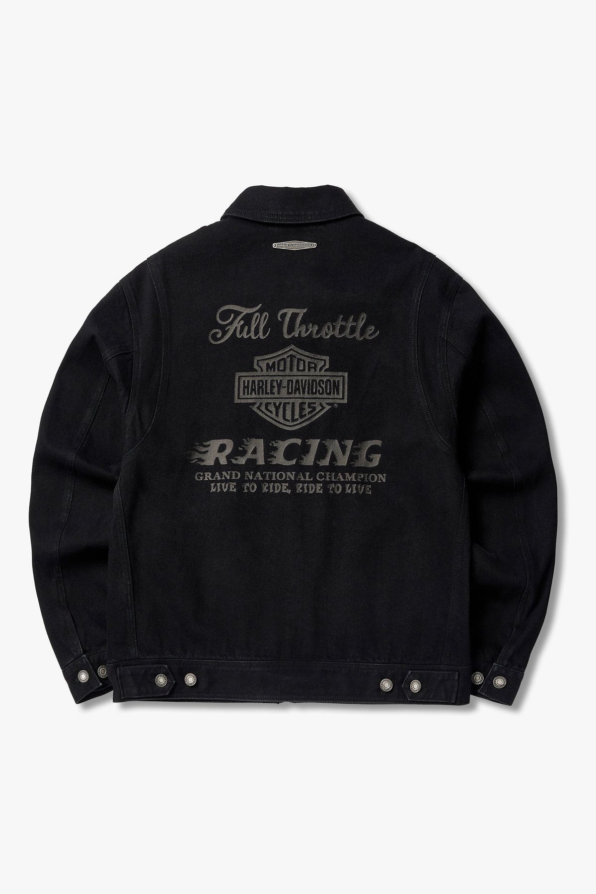 할리데이비슨 컬렉션스®(HARLEY-DAVIDSON COLLECTIONS®) [셋업] 라이더 데님 자켓_블랙 HH15303250
