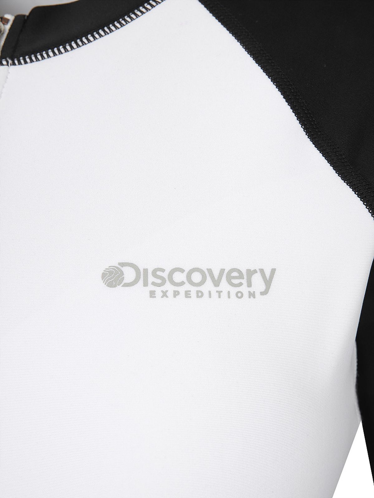 디스커버리 익스페디션(DISCOVERY EXPEDITION) 프레시벤트 여성 풀집업 크롭 래쉬가드 (L/BLACK)