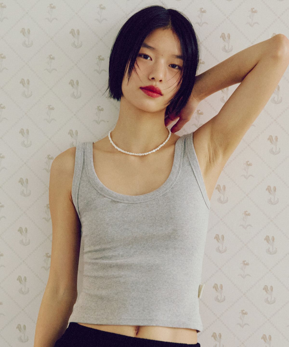 알엠알엔(RMRN) BASIC RIB SLEEVELESS TOP