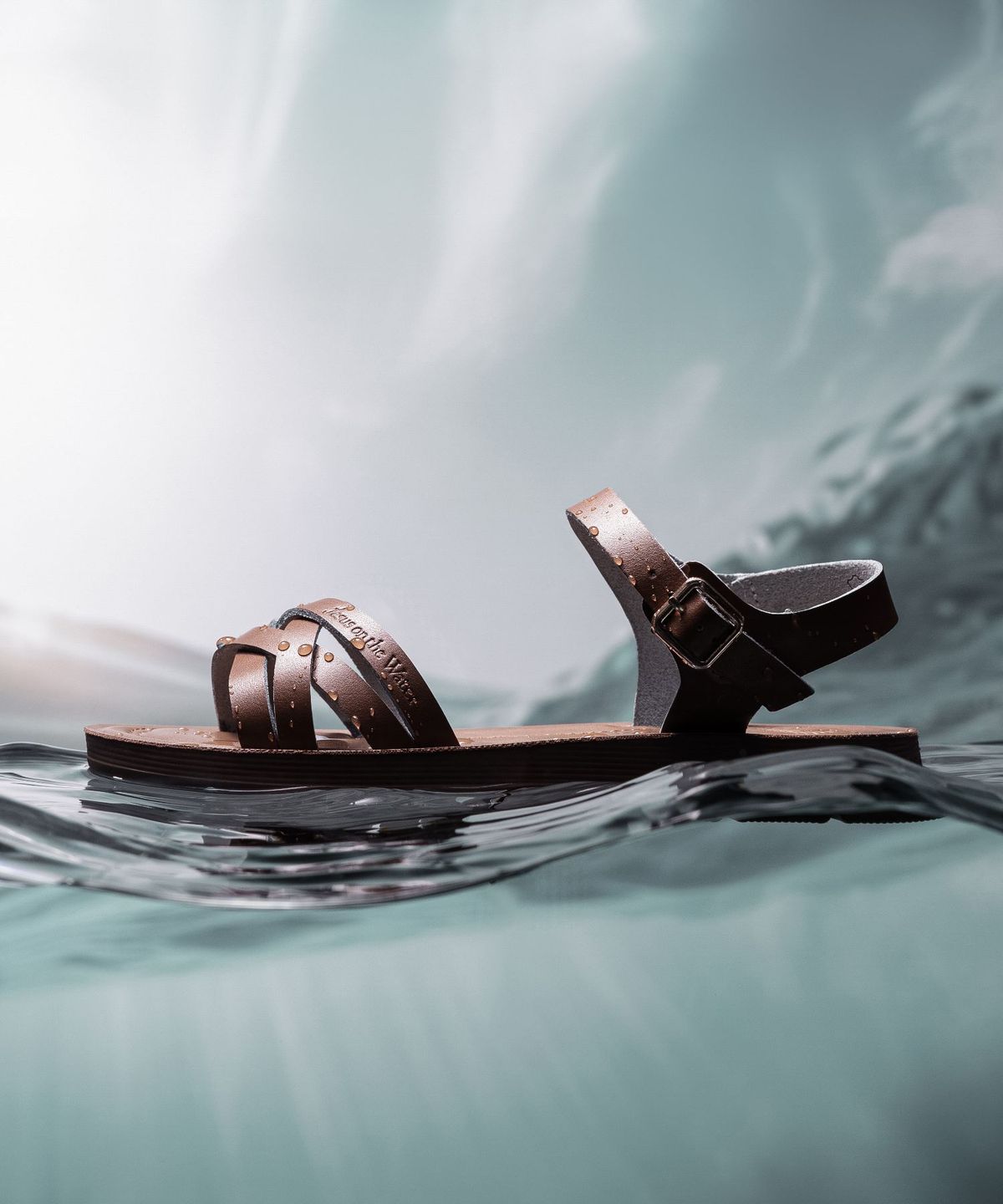 지저스온더워터(JESUS ON THE WATER) JESUS SANDAL Galilee  소가죽 스트랩 샌들 2cm - JOW101 (3color)