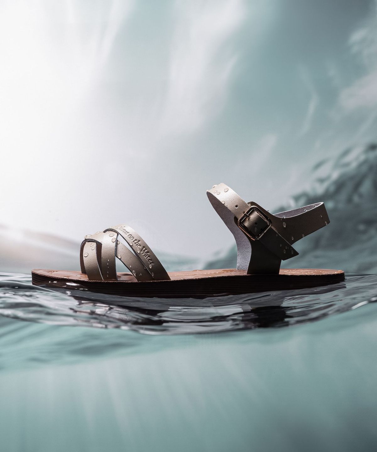지저스온더워터(JESUS ON THE WATER) JESUS SANDAL Galilee  소가죽 스트랩 샌들 2cm - JOW101 (3color)