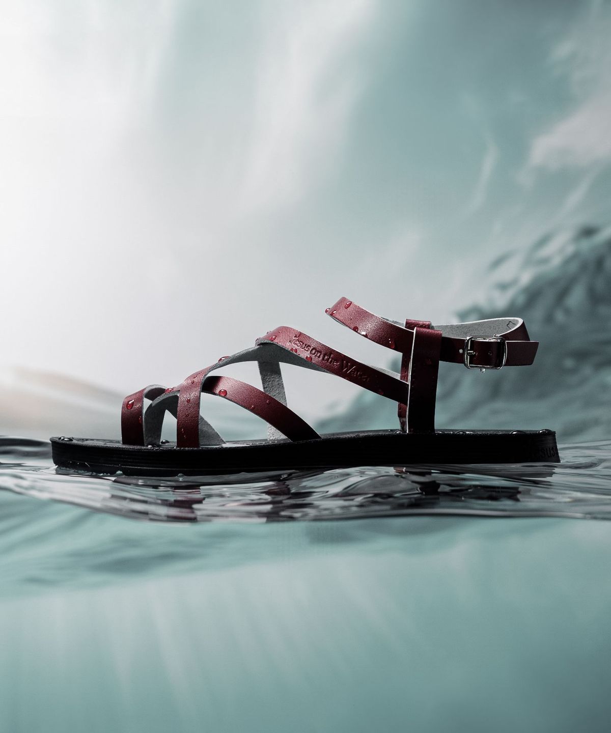 지저스온더워터(JESUS ON THE WATER) JESUS SANDAL Shalem 소가죽 스트랩 샌들 2cm -JOW102 (5color)