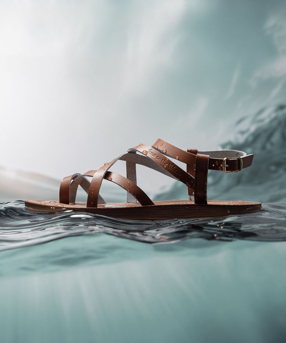 지저스온더워터(JESUS ON THE WATER) JESUS SANDAL Shalem 소가죽 스트랩 샌들 2cm -JOW102 (5color)