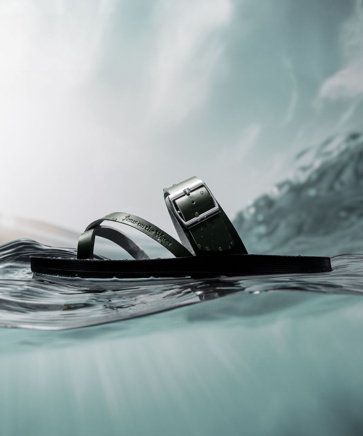 지저스온더워터(JESUS ON THE WATER) JESUS SANDAL Lod 소가죽 스트랩 샌들 2cm  -JOW106 (6color)