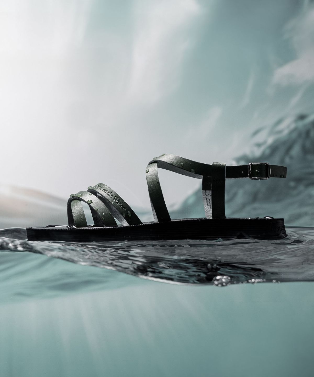 지저스온더워터(JESUS ON THE WATER) JESUS SANDAL Negev 소가죽 스트랩 샌들 2cm -JOW108 (4color)