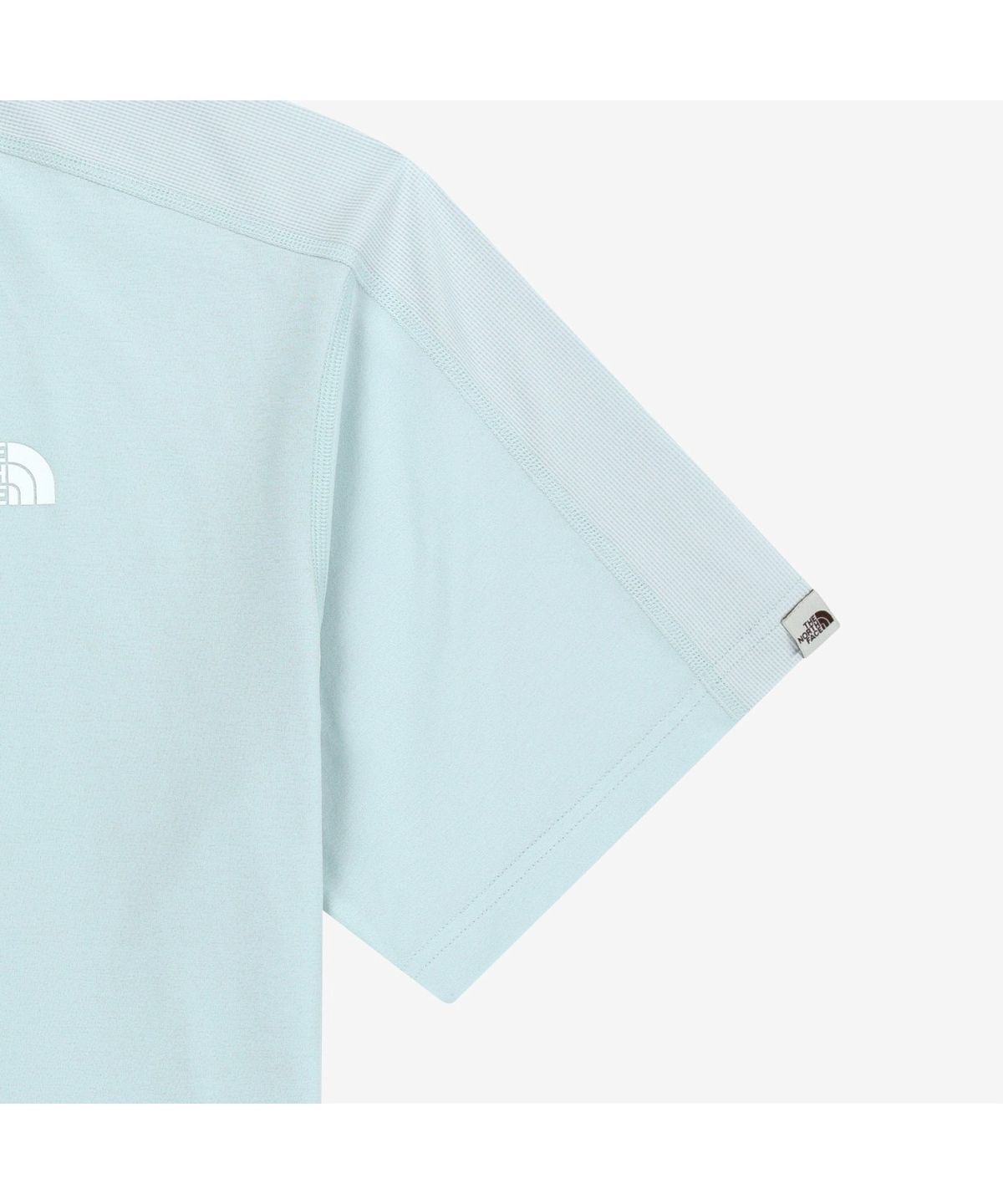 노스페이스(THE NORTH FACE) NT7UR15L 하이브리드 와플 반팔 라운드티 LIGHT_BLUE