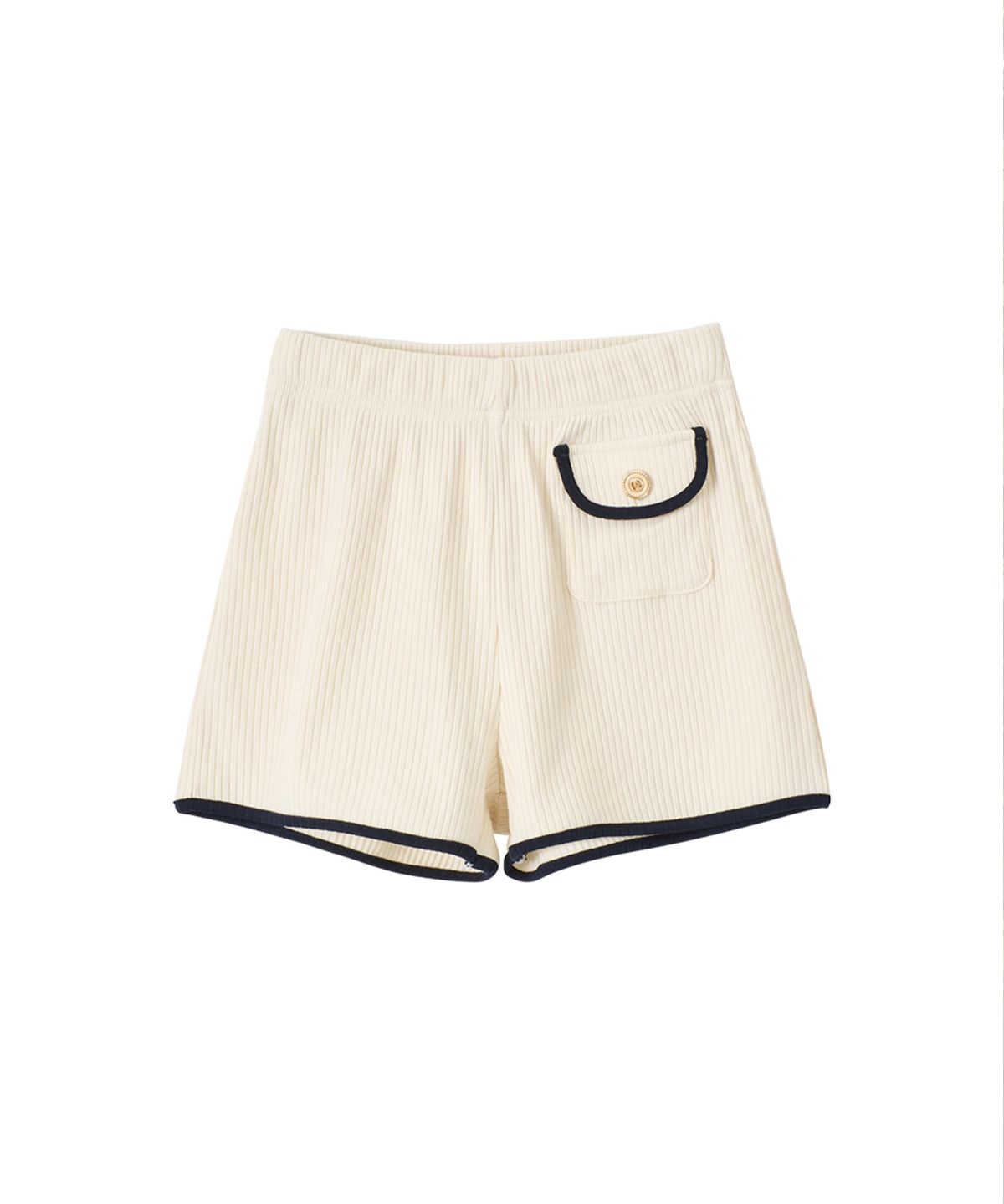 살롱 드 욘(SALON DE YOHN) Pocket Point Short Pants_ Ivory