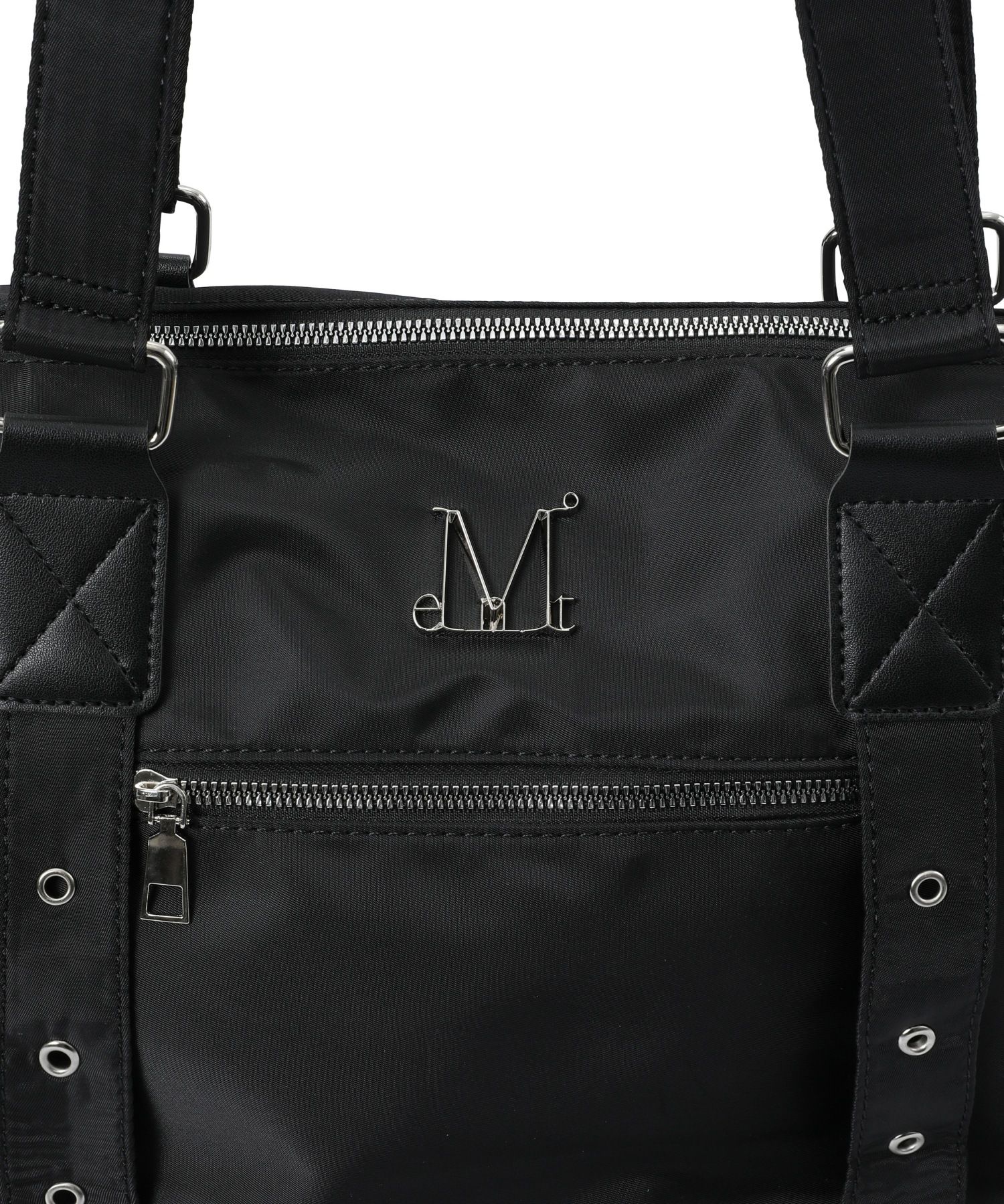 ◆MUCENT◆ Toho l Logo 4-Way Punching Eyelet Tote Bag Un MUSINSA公式 | MUCENT Toho Metal Logo 4-Way Punching Eyelet