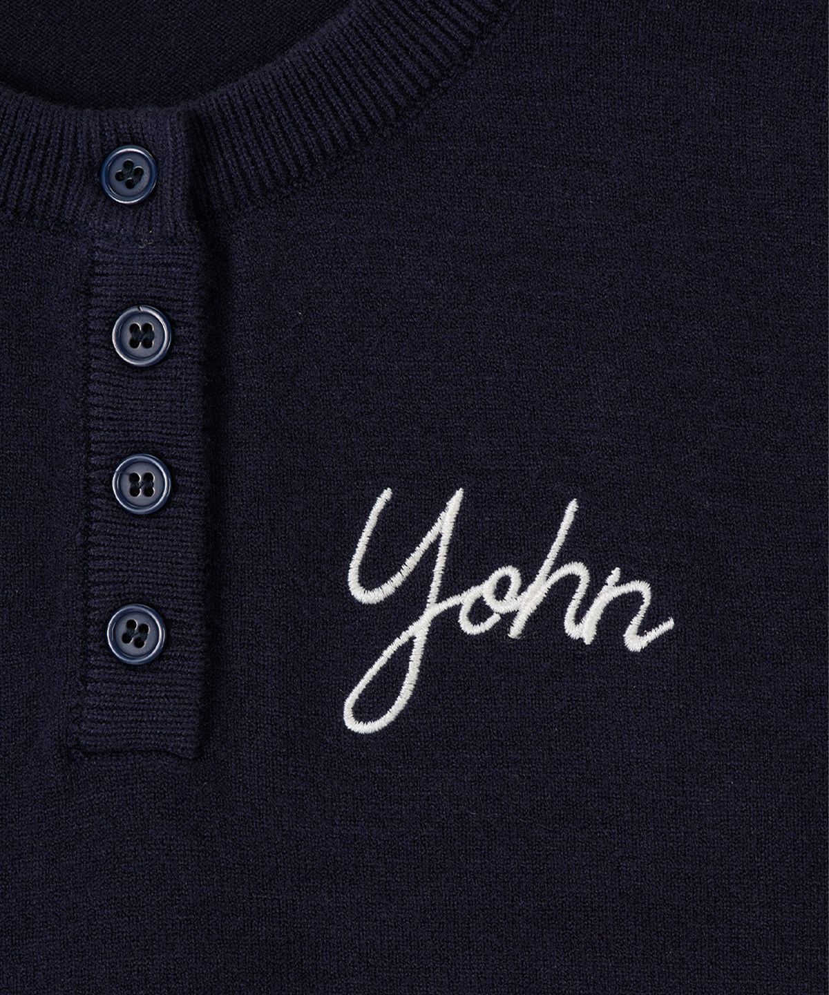 살롱 드 욘(SALON DE YOHN) Harbor Shawl Knit_ Navy