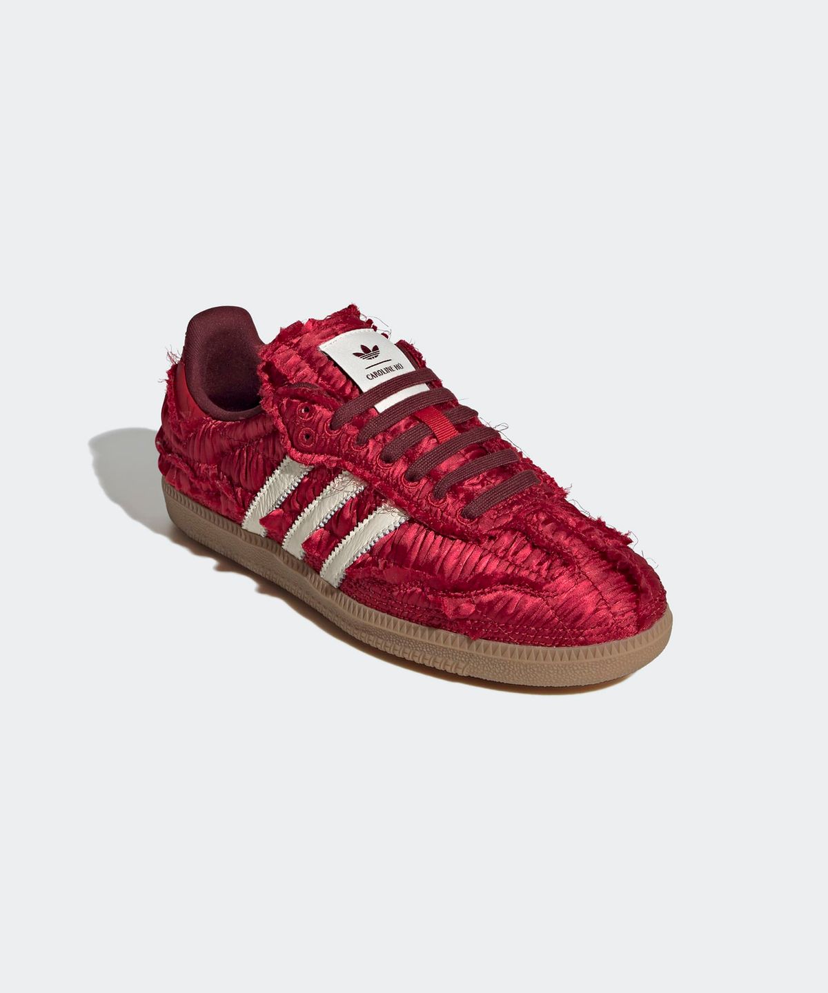 아디다스(ADIDAS) 아디다스 X 캐롤라인 후 삼바 OG 새틴 - 파워레드 / JP9281